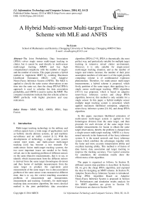 A Hybrid Multi-sensor Multi-target Tracking Scheme with MLE and ANFIS