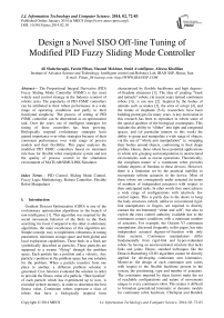 Design a Novel SISO Off-line Tuning of Modified PID Fuzzy Sliding Mode Controller