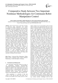 Comparative Study between Two Important Nonlinear Methodologies for Continuum Robot Manipulator Control