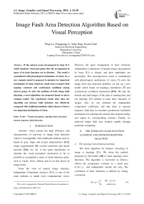 Image Fault Area Detection Algorithm Based on Visual Perception