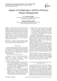 Impact of Collaborative ALM on Software Project Management