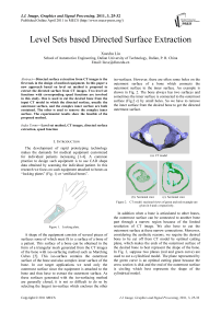 Level Sets based Directed Surface Extraction