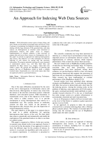 An Approach for Indexing Web Data Sources