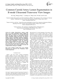 Common Carotid Artery Lumen Segmentation in B-mode Ultrasound Transverse View Images