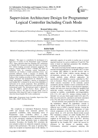 Supervision Architecture Design for Programmer Logical Controller Including Crash Mode