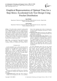 Graphical Representation of Optimal Time for a Step-Stress Accelerated Life Test Design Using Frechet Distribution