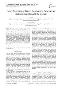 Delay Scheduling Based Replication Scheme for Hadoop Distributed File System