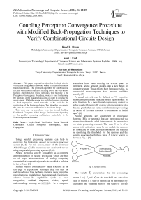 Coupling Perceptron Convergence Procedure with Modified Back-Propagation Techniques to Verify Combinational Circuits Design