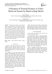 Utilization of Textural Features in Video Retrieval System by Hand-writing Sketch