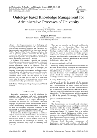 Ontology based Knowledge Management for Administrative Processes of University