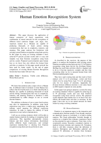 Human Emotion Recognition System