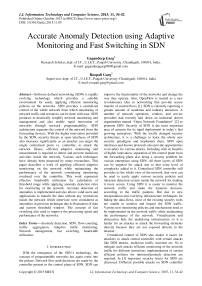 Accurate Anomaly Detection using Adaptive Monitoring and Fast Switching in SDN
