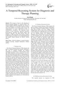 A Temporal Reasoning System for Diagnosis and Therapy Planning