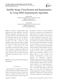 Satellite Image Classification and Segmentation by Using JSEG Segmentation Algorithm