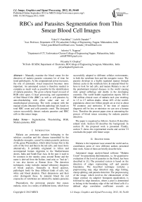 RBCs and Parasites Segmentation from Thin Smear Blood Cell Images