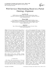 Web Services Matchmaking Based on a Partial Ontology Alignment