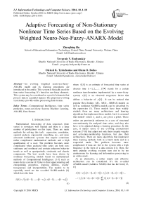 Adaptive Forecasting of Non-Stationary Nonlinear Time Series Based on the Evolving Weighted Neuro-Neo-Fuzzy-ANARX-Model