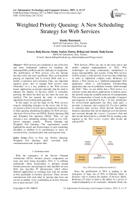 Weighted Priority Queuing: A New Scheduling Strategy for Web Services