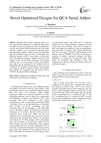 Novel Optimized Designs for QCA Serial Adders