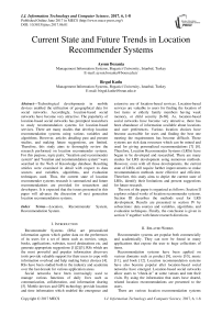 Current State and Future Trends in Location Recommender Systems