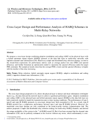 Cross Layer Design and Performance Analysis of HARQ Schemes in Multi-Relay Networks
