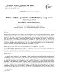 Mobile Sink Path Optimization for Data Gathering Using Neural Networks in WSN