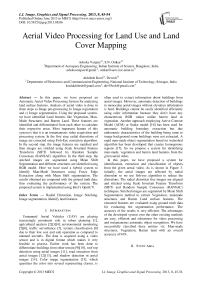 Aerial Video Processing for Land Use and Land Cover Mapping