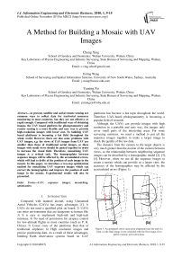 A Method for Building a Mosaic with UAV Images