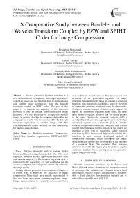 A Comparative Study between Bandelet and Wavelet Transform Coupled by EZW and SPIHT Coder for Image Compression