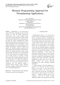 Memetic Programming Approach for Floorplanning Applications