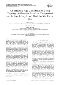 An Effective Age Classification Using Topological Features Based on Compressed and Reduced Grey Level Model of The Facial Skin