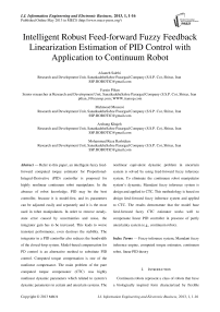 Intelligent Robust Feed-forward Fuzzy Feedback Linearization Estimation of PID Control with Application to Continuum Robot