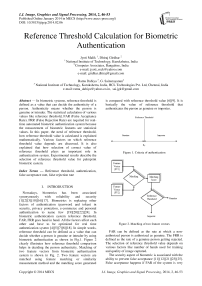 Reference Threshold Calculation for Biometric Authentication