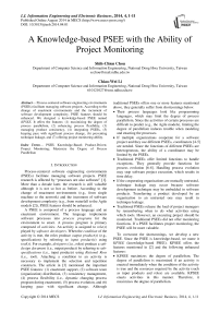 A Knowledge-based PSEE with the Ability of Project Monitoring