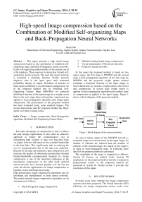 High-speed Image compression based on the Combination of Modified Self organizing Maps and Back-Propagation Neural Networks