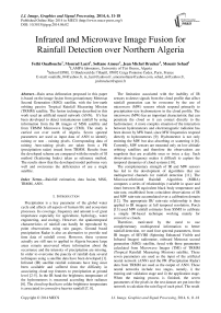 Infrared and Microwave Image Fusion for Rainfall Detection over Northern Algeria