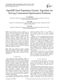 OpenMP Dual Population Genetic Algorithm for Solving Constrained Optimization Problems