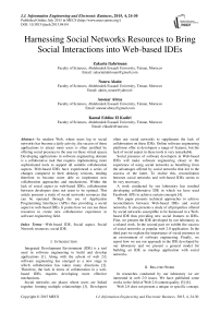 Harnessing Social Networks Resources to Bring Social Interactions into Web-based IDEs