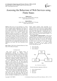 Assessing the Behaviour of Web Services using Finite States