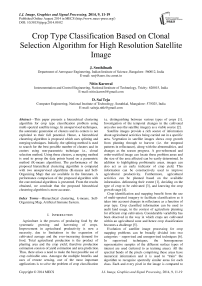 Crop Type Classification Based on Clonal Selection Algorithm for High Resolution Satellite Image