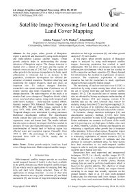 Satellite Image Processing for Land Use and Land Cover Mapping