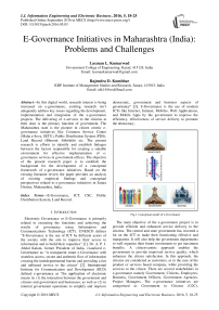 E-Governance Initiatives in Maharashtra (India): Problems and Challenges