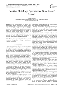 Iterative Shrinkage Operator for Direction of Arrival Estimation