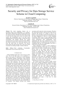 Security and Privacy for Data Storage Service Scheme in Cloud Computing