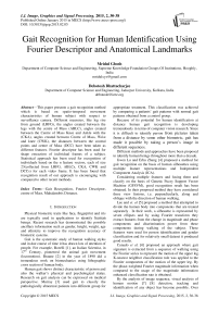 Gait Recognition for Human Identification Using Fourier Descriptor and Anatomical Landmarks