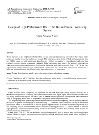 Design of High-Performance Real-Time Bus in Parallel Processing System