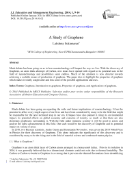 A Study of Graphene