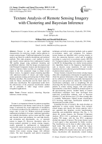 Texture Analysis of Remote Sensing Imagery with Clustering and Bayesian Inference