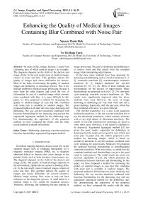 Enhancing the Quality of Medical Images Containing Blur Combined with Noise Pair