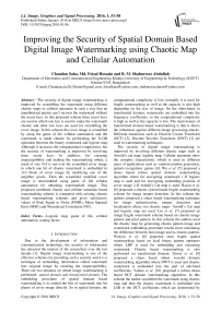 Improving the Security of Spatial Domain Based Digital Image Watermarking using Chaotic Map and Cellular Automation